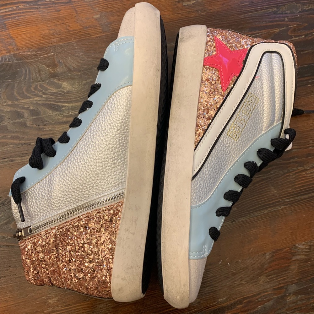 Look alike Golden Goose fuschia high top